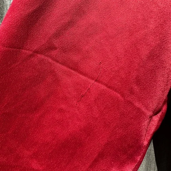 Eloquii Rust Red Mock Wrap Body Suit - Picture 4 of 9